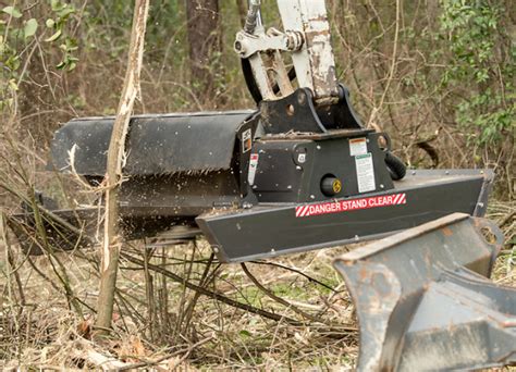 mini excavator brush cutter attachment